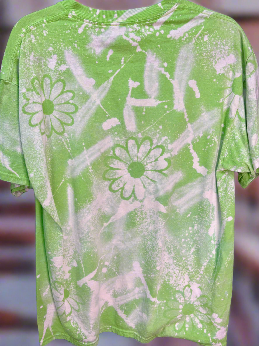 L Lime Green Flower