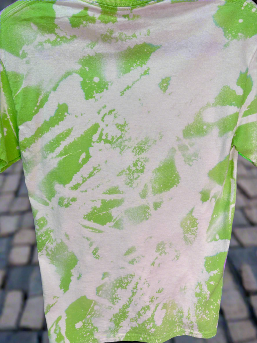 S Lime Green with Blue Metallic