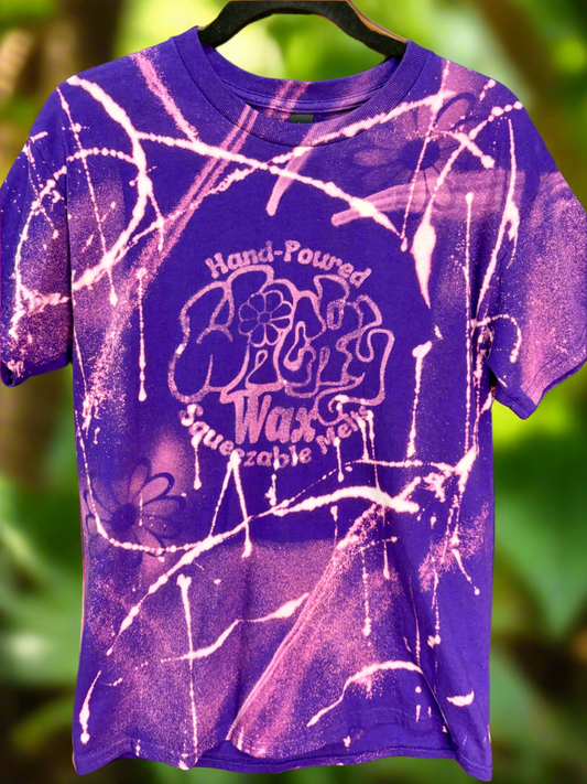 M Purple Flower Tag