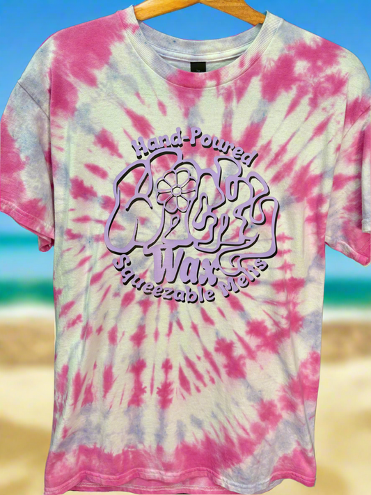M Pink & Lavender Tie Die