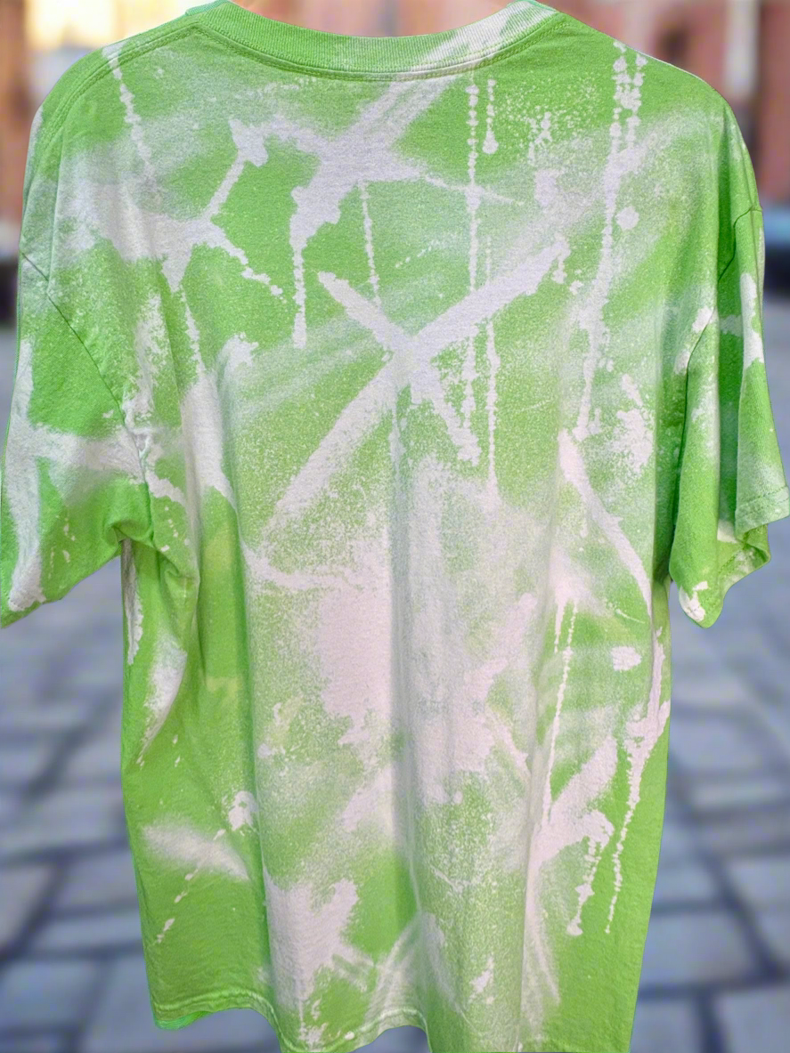 L Lime Green Sparks